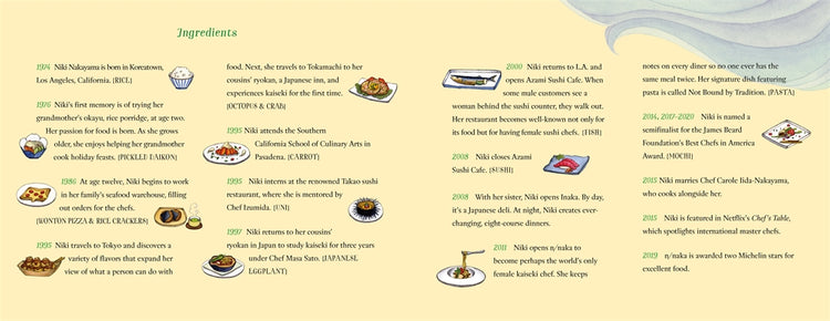 Niki Nakayama: A Chef's Tale in 13 Bites