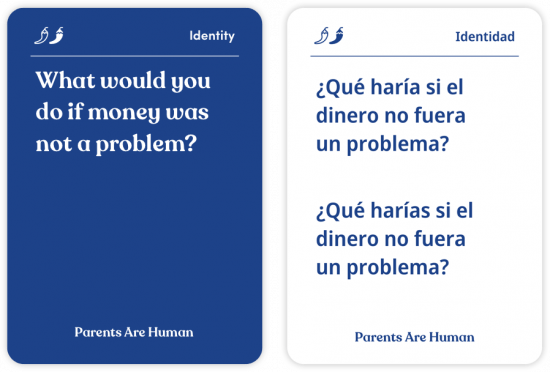 Parents are Human Card Game