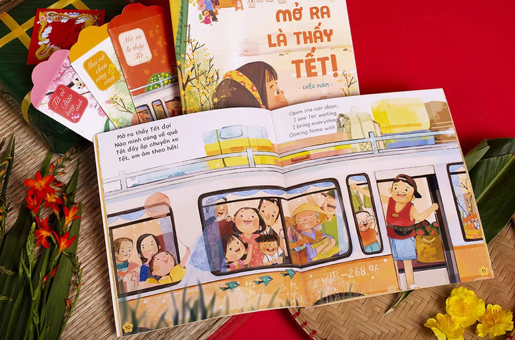 Open to See Tet: Set Mở ra là thấy Tết (Bilingual)