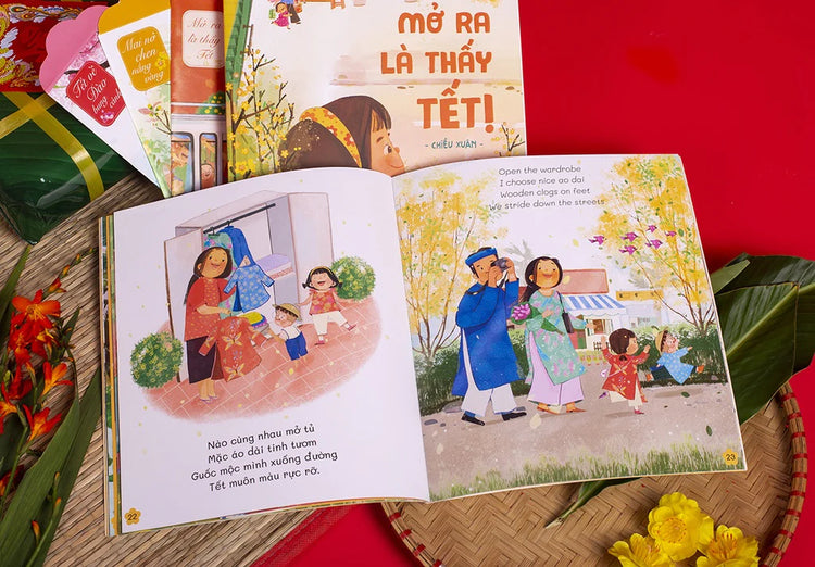 Open to See Tet: Set Mở ra là thấy Tết (Bilingual)