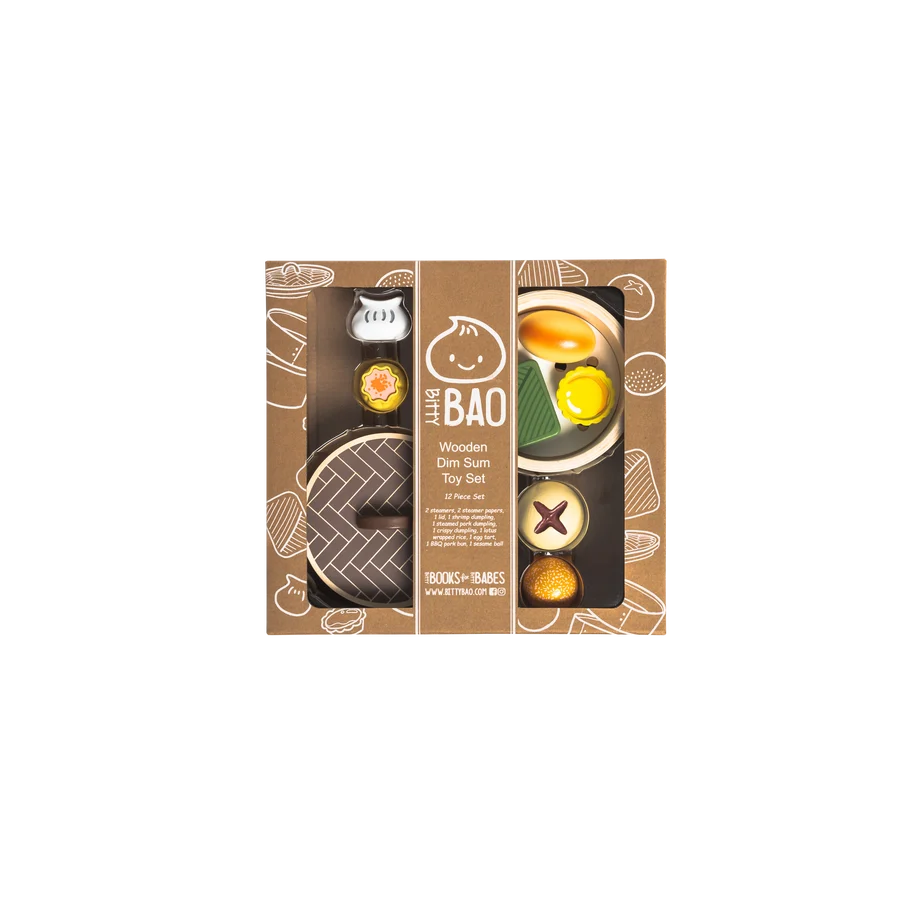 PREORDER Bitty Bao Wooden Dim Sum Toy Set