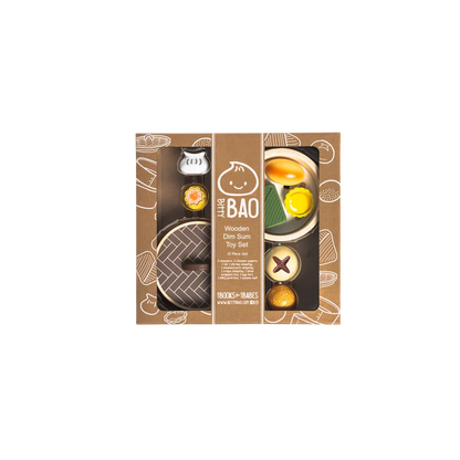 PREORDER Bitty Bao Wooden Dim Sum Toy Set