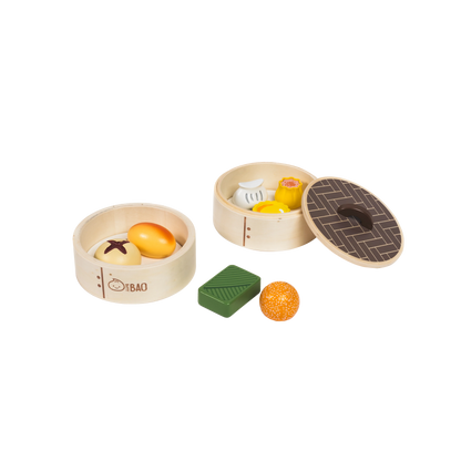 PREORDER Bitty Bao Wooden Dim Sum Toy Set