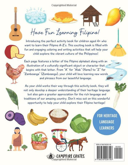 My A to Z Filipino Activity Book