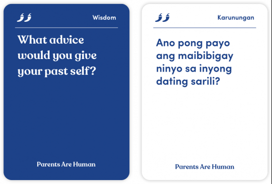 Parents are Human Card Game