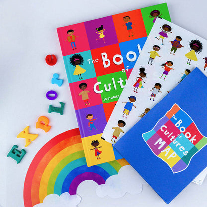 The Book of Cultures (with stickers and map)