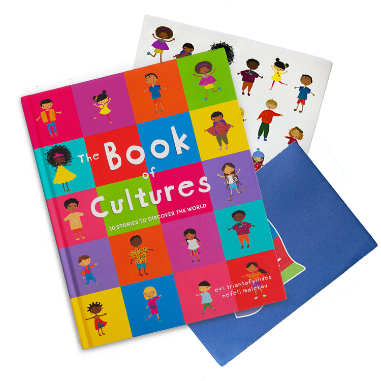 The Book of Cultures (with stickers and map)