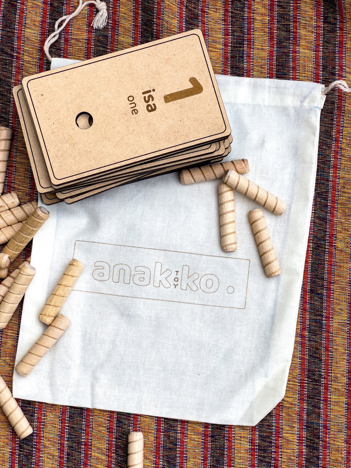 Wooden Counting Peg Boards
